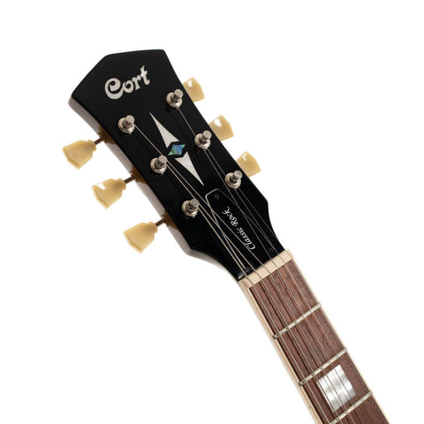 Guitarra Eléctrica Cort Cr200 Dorada Top
