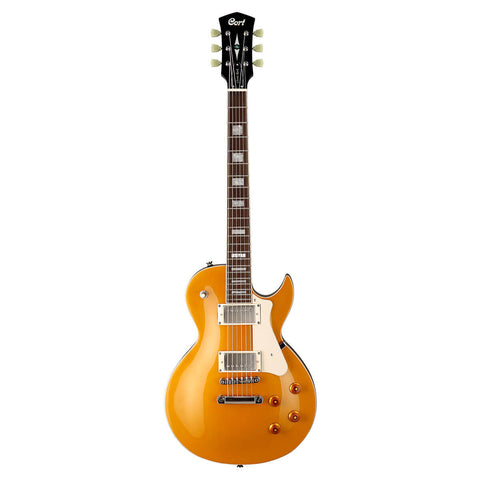 Guitarra Eléctrica Cort Cr200 Dorada Top