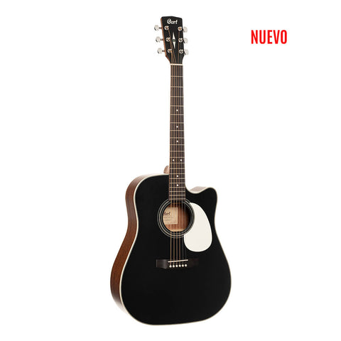 Guitarra Electroacústica Cort Mr500f-Ced Bks