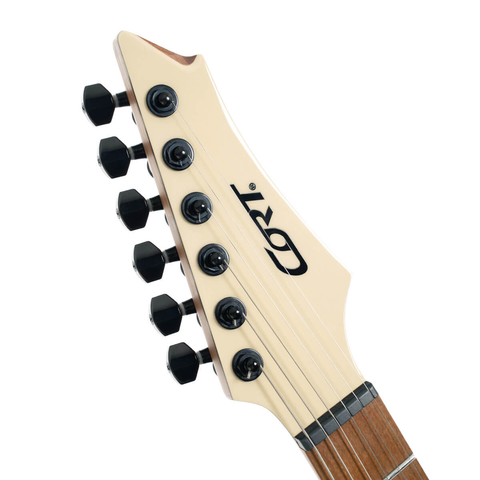 Guitarra Eléctrica X700 Mutility Ii Mbg Cort Beige Militar Con Estuche
