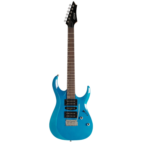 Guitarra Eléctrica X200 Cbl Cort Azul