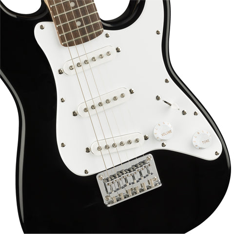 FENDER ELECTRIC GUITAR - SQUIER / MINI STRATOCASTER / BLACK