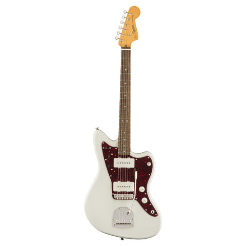 FENDER SQUIER "JAZZMASTER Classic Vibe 60s" WHITE ELECTRIC GUITAR.
