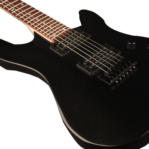 Guitarra Eléctrica Cort Kx100 Negra Metalizada