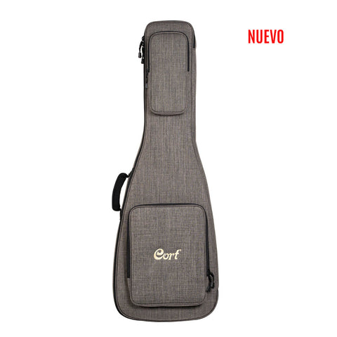 Estuche Para Guitarra Electrica Premium Cort Cpeg100 Gris