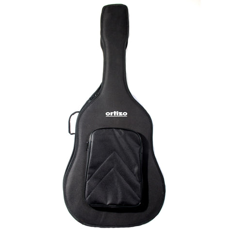 SEMI-HARD CASE FOR FOLK TYPE GUITAR.
