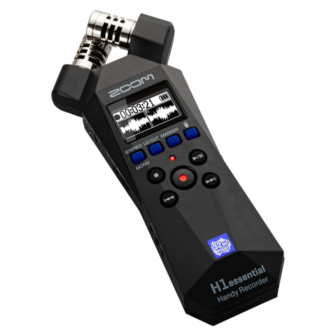Grabadora Portátil Zoom H1essential 32-Bit Float con Micrófonos Estéreo XY USB-C