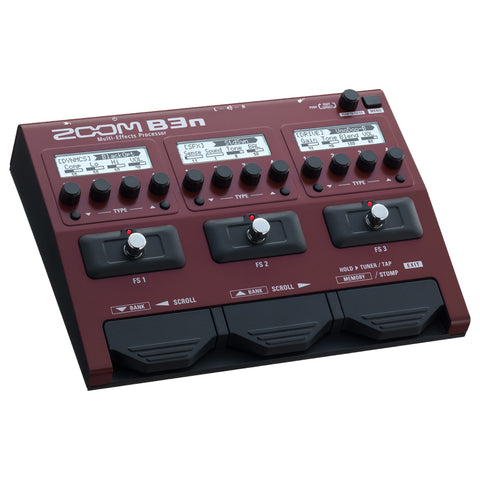 Pedal Multiefecto Para Bajo Zoom B3n Con Adaptador