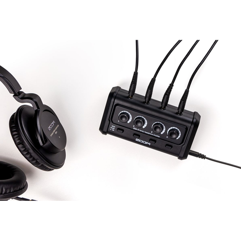 Amplificador Zoom De Audifonos Zha-4 4 Canales