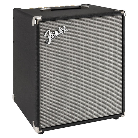 Fender Rumble 100 electric bass amplifier.