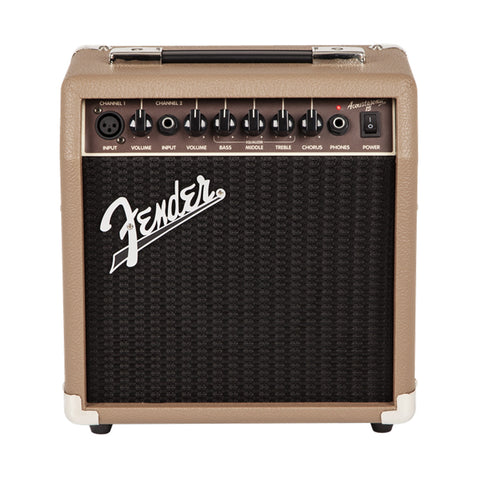 FENDER ACOUSTASONIC 15 ELECTROACOUSTIC GUITAR AMPLIFIER.