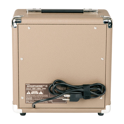 Amplificador Para Guitarra Electroacustica Fender Acoustasonic 15.