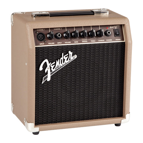 FENDER ACOUSTASONIC 15 ELECTROACOUSTIC GUITAR AMPLIFIER.
