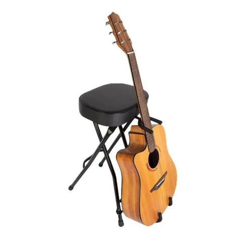 Silla Para Guitarrista Sin Espaldar+Base Guitarra Tom Grasso Sb207