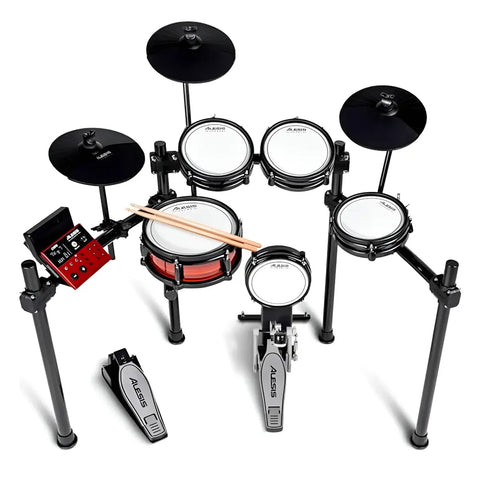 Batería Electrónica Alesis Nitro Pro Kit XUS 8 Piezas Con Malla Y Bluetooth
