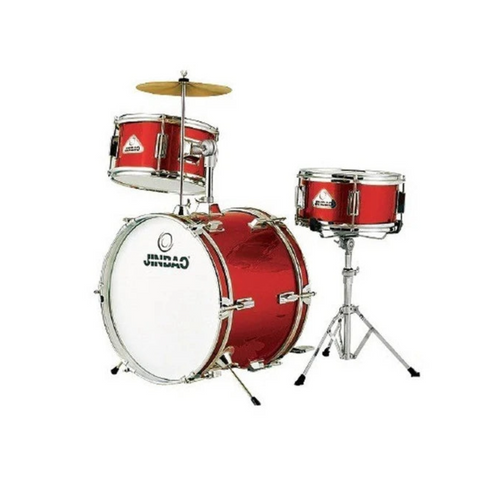 Bateria Tom Grasso Junior 3 Piezas Vinotinto