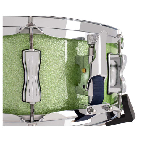 BATERIA ACUSTICA LUDWIG EVOLUTION 5PC 22" CON HARD & ZBT PACK MINT SPARKLE LE522018