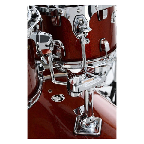 Bateria Acustica Ludwig Evolution 6pc 22" Con Hard & Zbt Pack Copper Sparkle Le622024