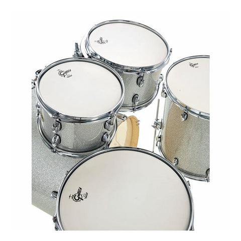 Batería Acústica Gretsch Catalina Maple Shell Pack Fusion 5pc Silver Sparkle