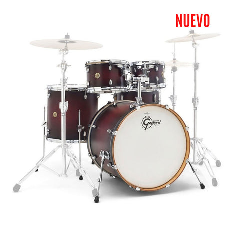 Batería Acústica Gretsch Catalina Maple Shell Pack Standard 5pc Deep Cherry Burst