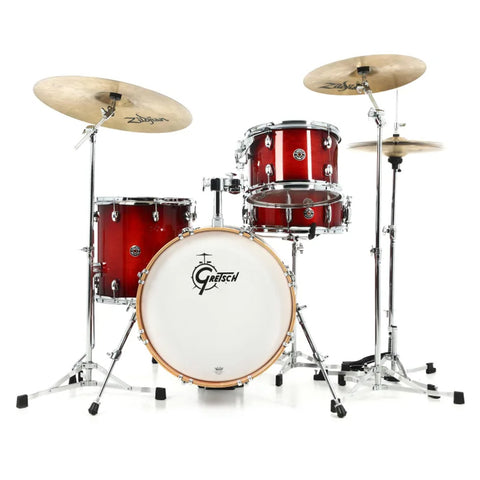 Batería Acústica Gretsch Catalina Club Shell Gloss Crimson Burst