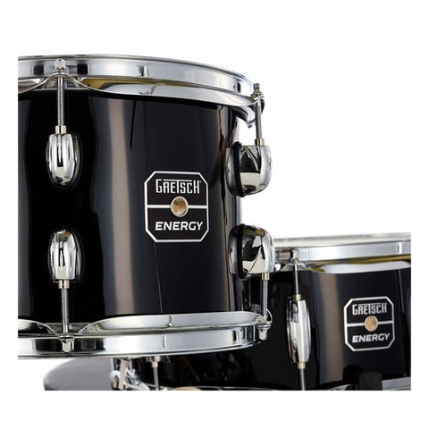 Batería Acústica Gretsch 5pc Energy 22" Kit W/Hw Pack - Black