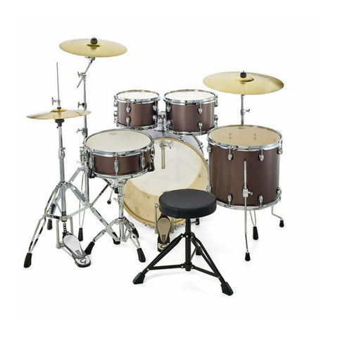 Batería Acústica Gretsch 5pc Energy 22" Kit W/Hw Pack Grey Steel