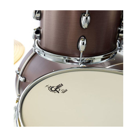 Batería Acústica Gretsch 5pc Energy 22" Kit W/Hw Pack Grey Steel