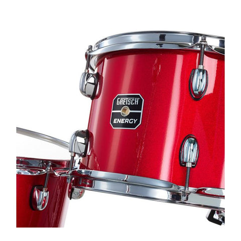 Batería Acústica Gretsch 5pc Energy 20" Kit W/Hw Pack Red