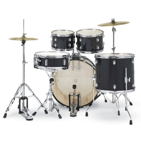 Batería Acústica Gretsch Completa Renegade Black Mist