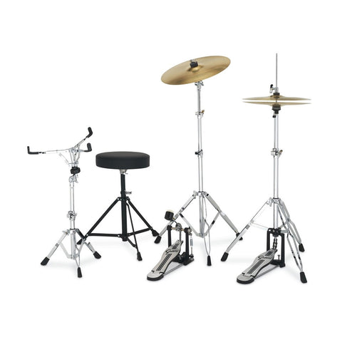 Batería Acústica Gretsch Completa Renegade Grey Sparkle