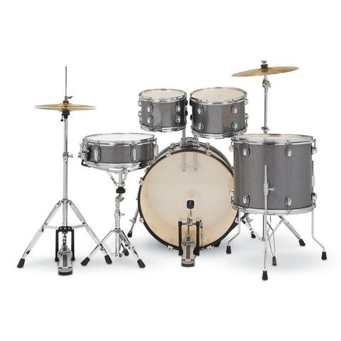 Batería Acústica Gretsch Completa Renegade Grey Sparkle