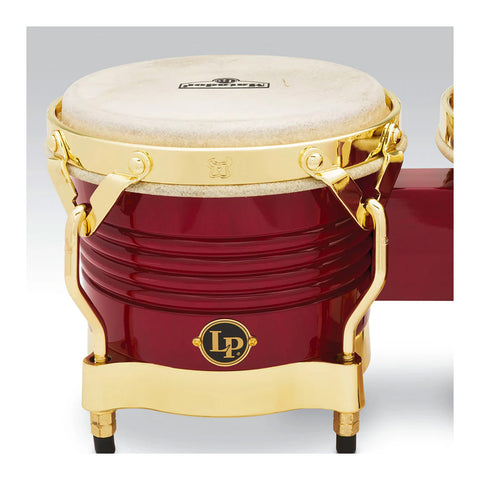 Bongo Matador Rojo Herrajes Dorados M201-Rw