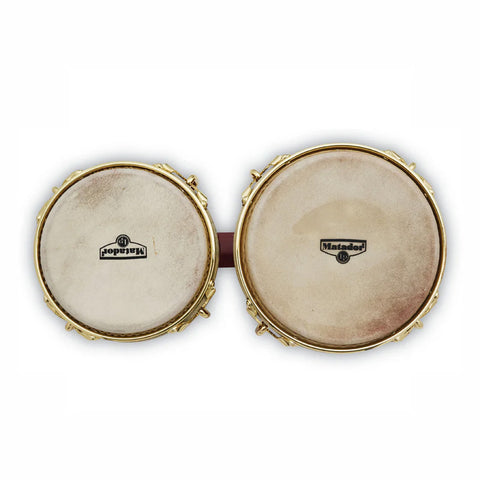 Bongo Matador Rojo Herrajes Dorados M201-Rw