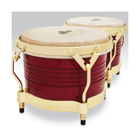 Bongo Matador Rojo Herrajes Dorados M201-Rw
