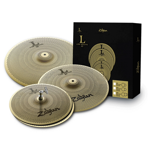ZILDJIAN LOW VOLUME L80 Cymbal Set (14"-16"-18")