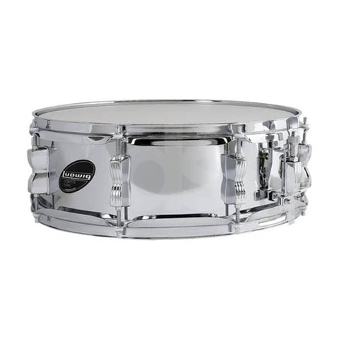 Redoblante Ludwig Accent 14 x 5 Metálico Gris LC054SDIR Acero Cromado
