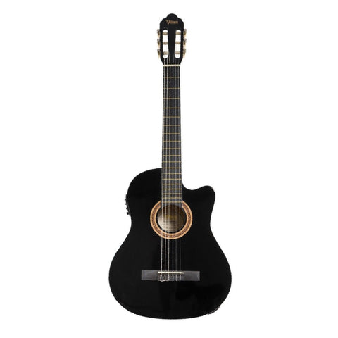 Guitarra Electroacústica Valencia 4/4 Vc104ce Cutaway Negra