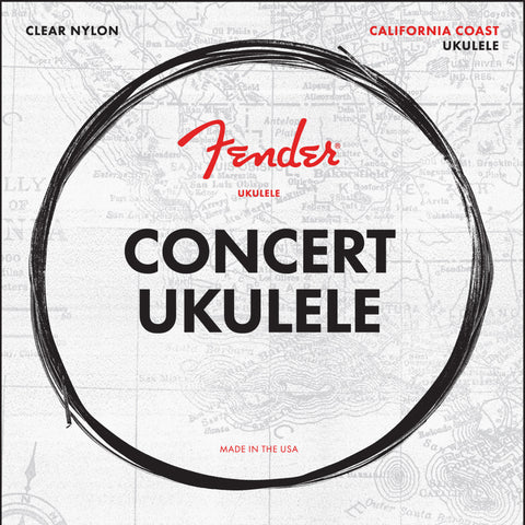 Set De Cuerdas Para Ukulele Fender Concierto