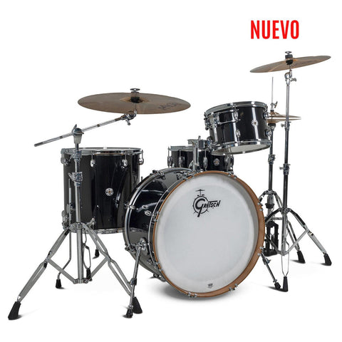 Batería Acústica Gretsch Catalina Club Shell Pack Ct1-R422 Piano Black