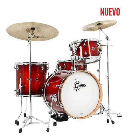 Batería Acústica Gretsch Catalina Club Shell Gloss Crimson Burst