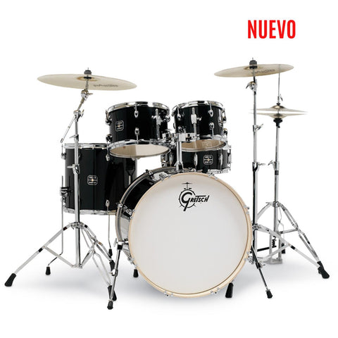 Batería Acústica Gretsch 5pc Energy 22" Kit W/Hw Pack - Black