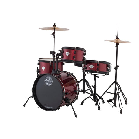 LUDWIG BATTERY POCKET KIT 4PC WINE RED