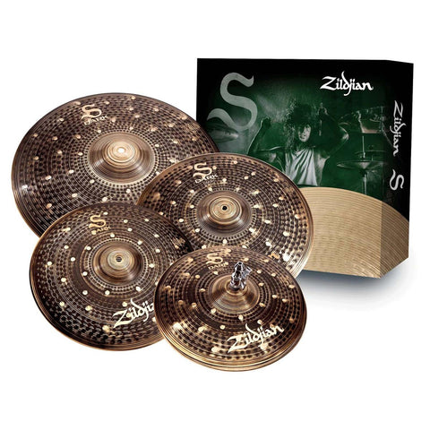 ZILDJIAN CYMBAL SET 14" 16" 18" 20" S SERIES DARK SD4680