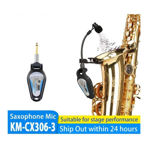 Micrófono Kimafun Inalámbrico Saxo Km-Cx306-3