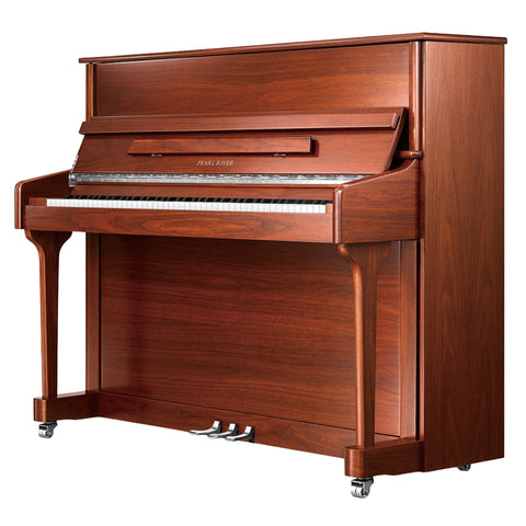 Piano Vertical Pearl River Eu118s Walnut Polish Sin Silla