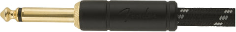 DELUXE FENDER CABLE OF 3 METERS BLACK BRAIDED