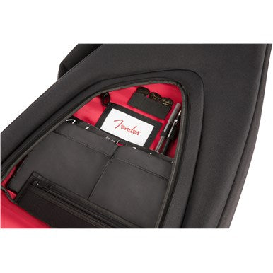 BLACK FENDER BASS CASE.