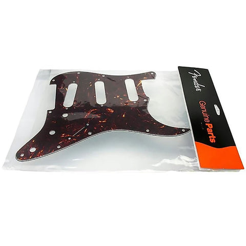 PICKGUARD PARA GUITARRA FENDER SSS STRATOCASTER SHELL TORTOISE.