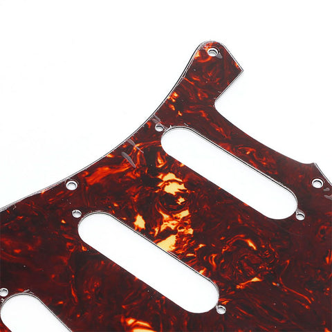 PICKGUARD PARA GUITARRA FENDER SSS STRATOCASTER SHELL TORTOISE.